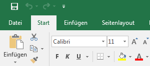 Wegbeschreibung in der Funktionsleiste